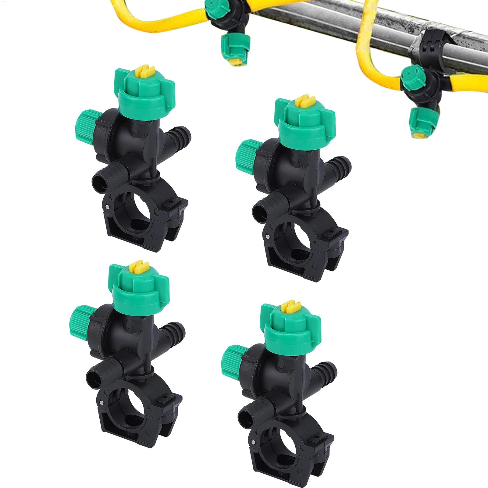 Kids Outdoor Water Sprinkler - Misting Nozzles 4 Piece Fan Shaped