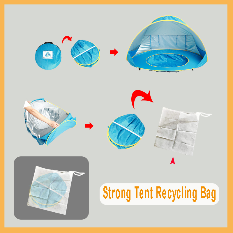 Baby Beach Tent Portable Shade - Kids Outdoor Tent 评论和价格