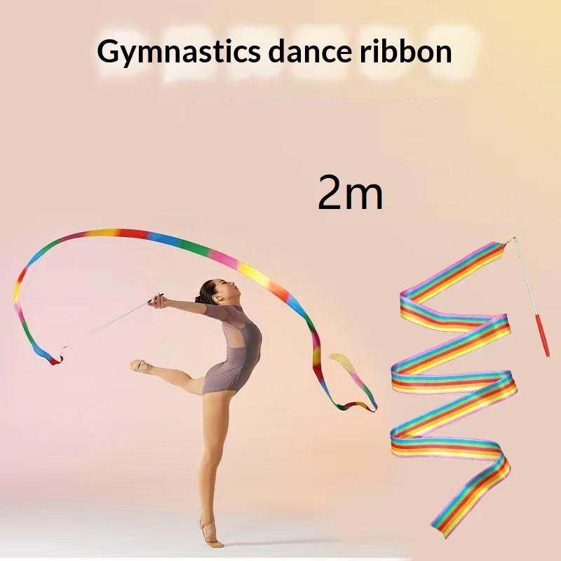 Colorful Gymnastics Ribbon Wit - Kids Outdoor Balance Beam 评论和价格