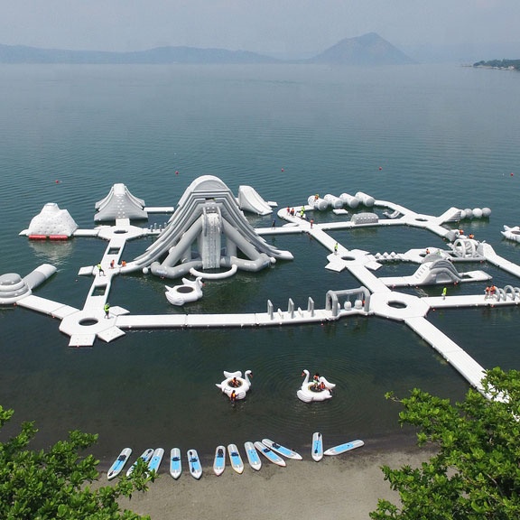 Adult giant slide commercial k - Kids Outdoor Water Park 评论和价格