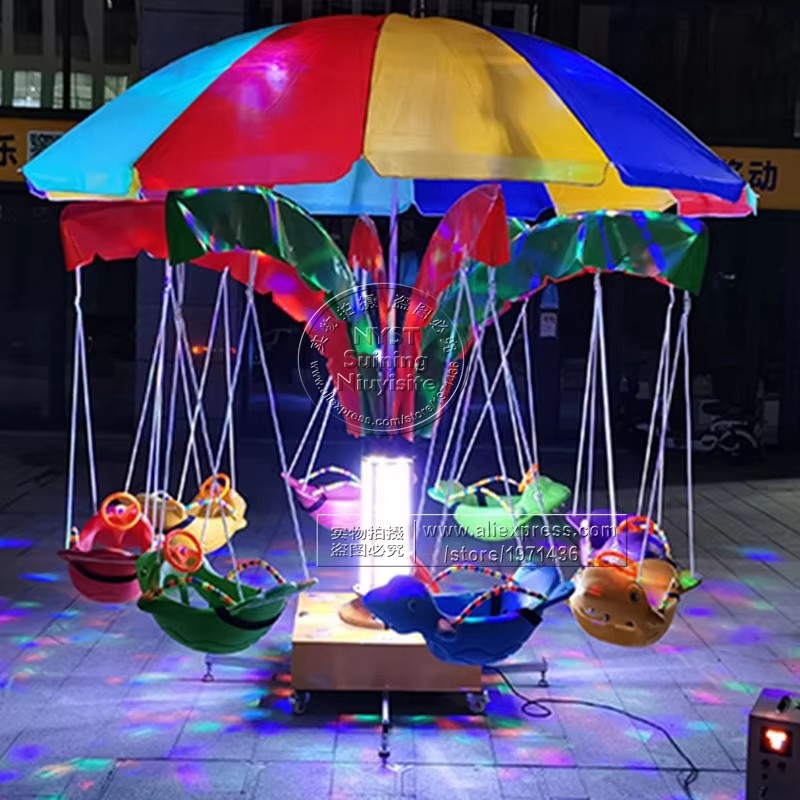 Merry Go Round Umbrella Carous - Kids Outdoor Umbrella Chair 评论和价格