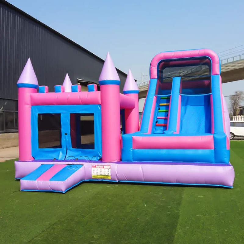 Commercial Bounce House Colorf - Kids Outdoor Jump House 评论和价格