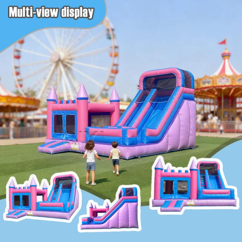 Commercial Bounce House Colorf - Kids Outdoor Jump House 评论和价格