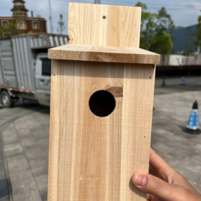 Outdoor Wooden Bird House Nest - Kids Outdoor Play Area 评论和价格