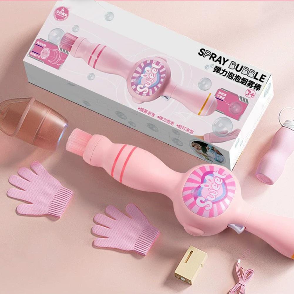 Smoke Bubble Machine Elastic B - Bubble Sword Wand 评论和价格