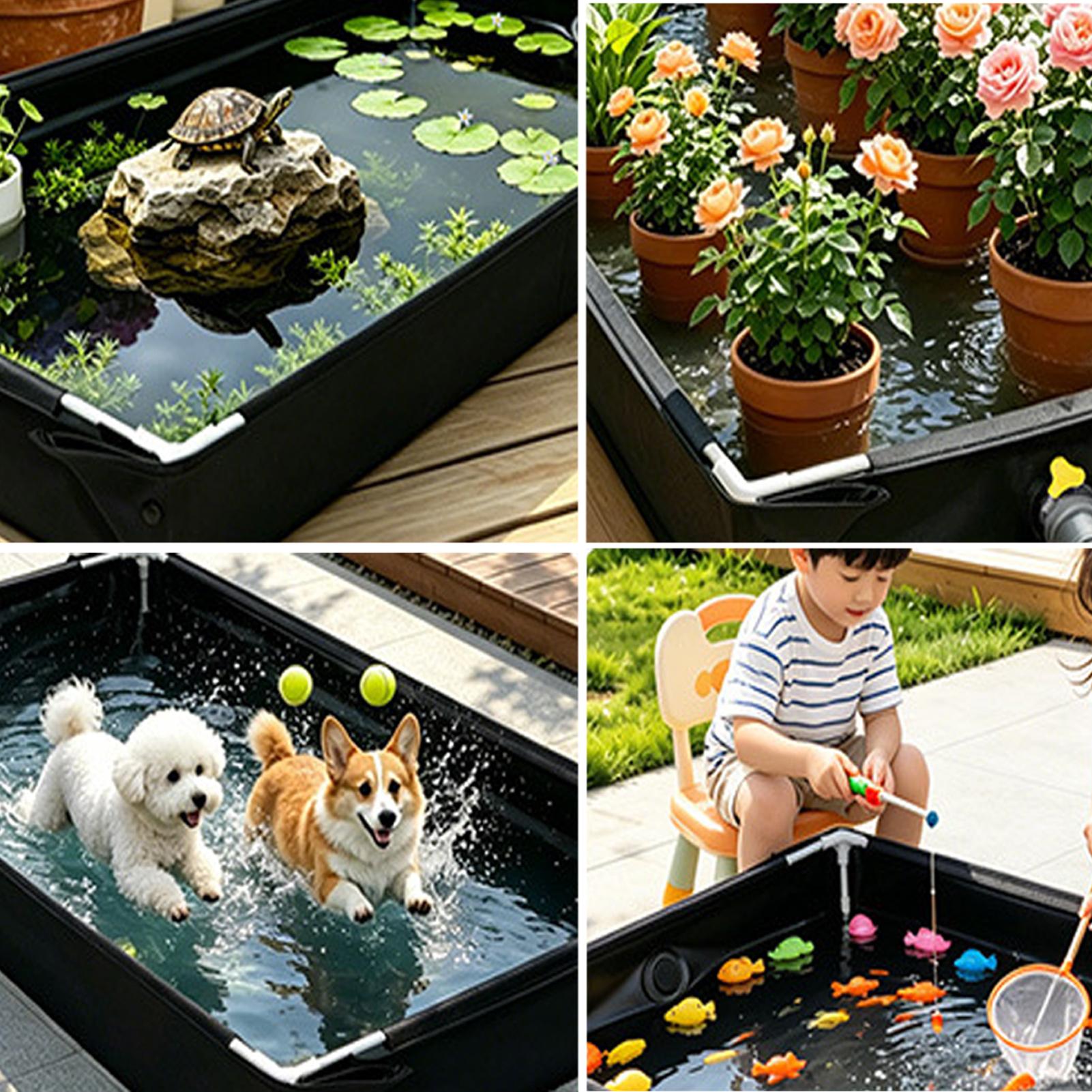 Portable Shower Pan with Drain - Kids Outdoor Tent 评论和价格