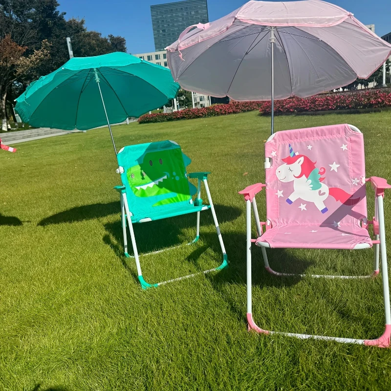 Kids Folding Chair with Sun Um - Kids Outdoor Umbrella Chair 评论和价格