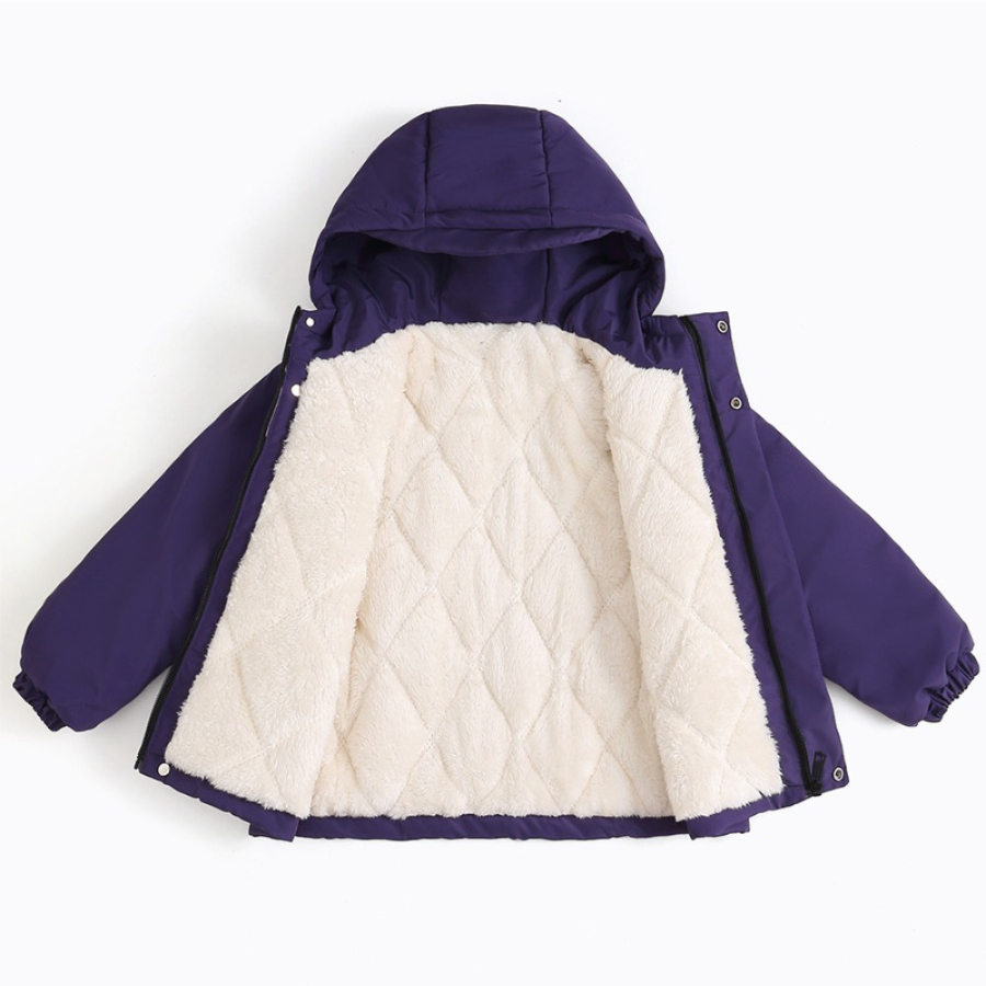 Kids Hooded Fleece Lined Winte - Kids Outdoor Zipline 评论和价格