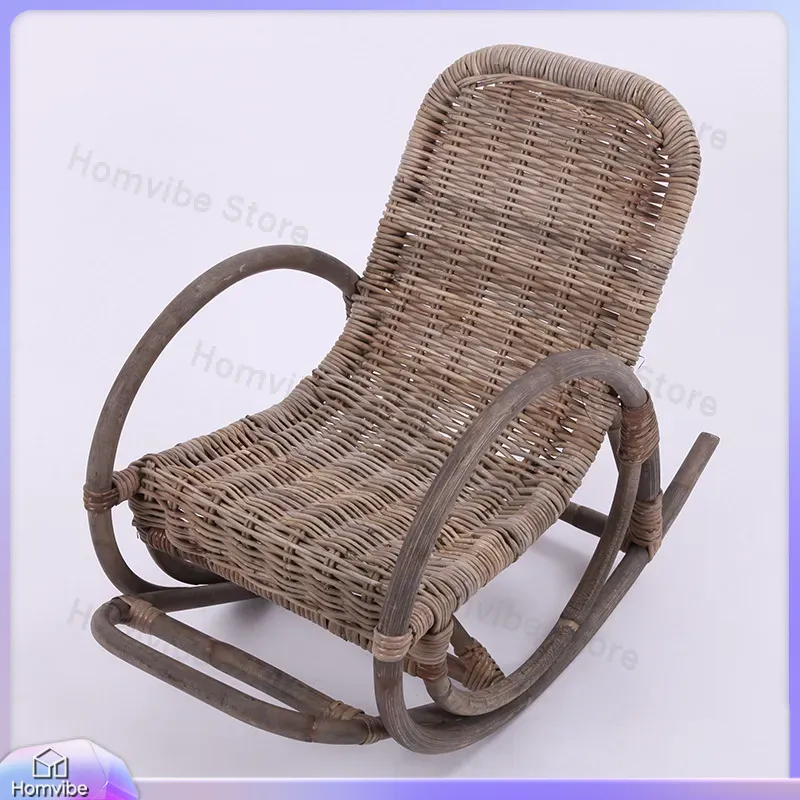 Wicker Rattan Rocking Chair Ou - Kids Outdoor Lounge Furniture 评论和价格