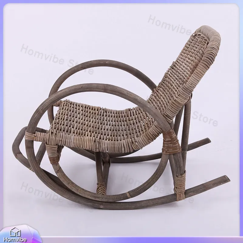 Wicker Rattan Rocking Chair Ou - Kids Outdoor Lounge Furniture 评论和价格