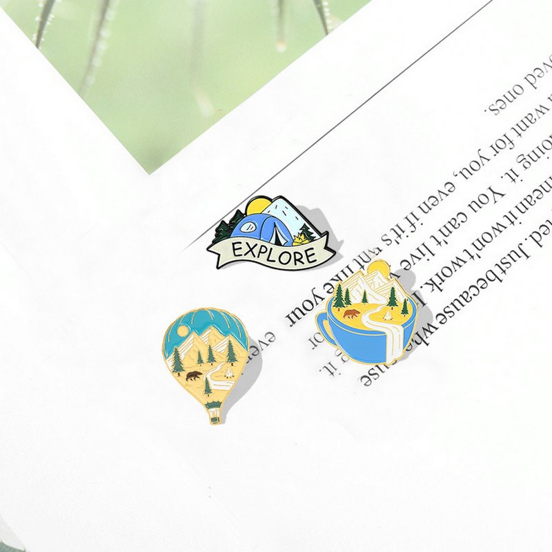 Camping Adventure Enamel Pins  - Kids Outdoor Adventure 评论和价格