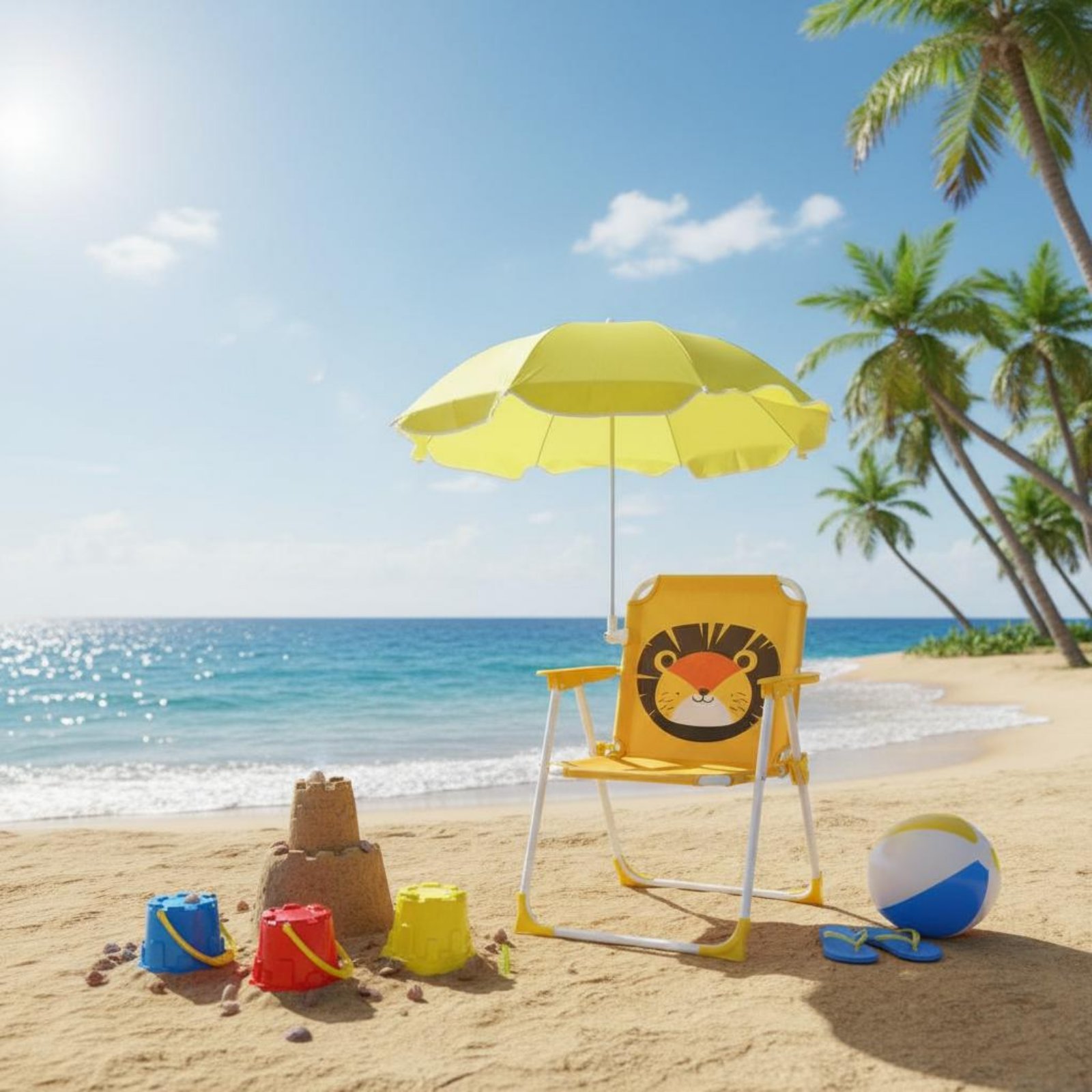 Children's Portable Chair with - Kids Outdoor Umbrella Chair 评论和价格