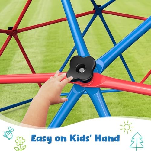 Clim Dome Swing Set with LED S - Kids Outdoor Jungle Gym 评论和价格
