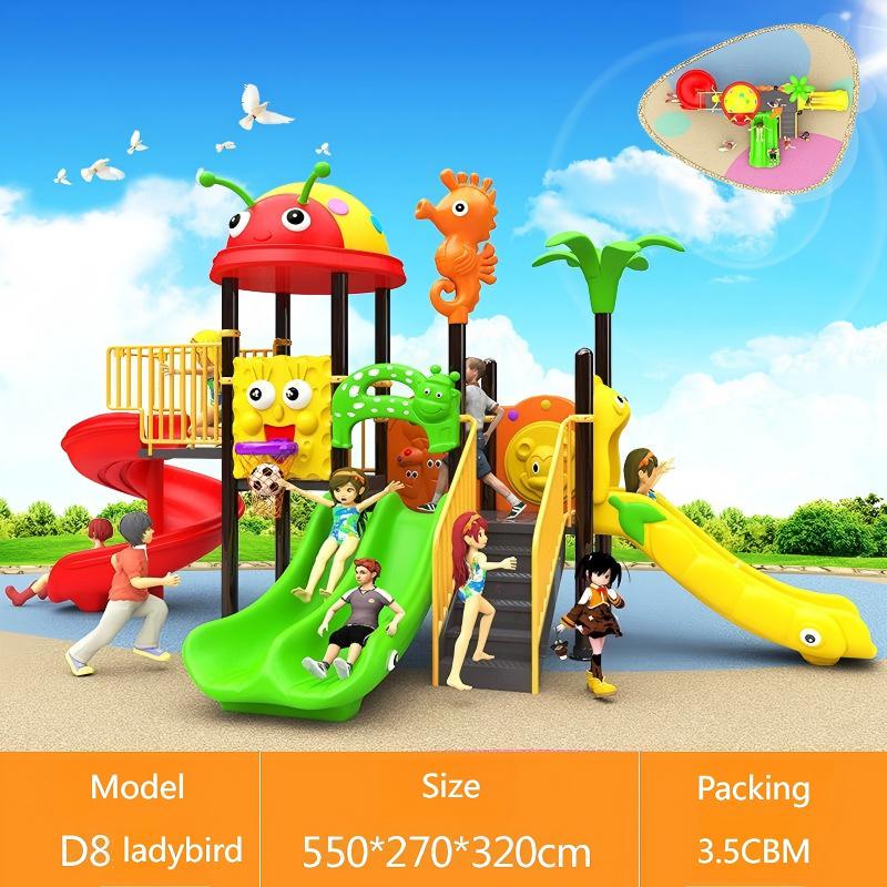 1-3 Years Steel & Plastic Swin - Kids Outdoor Swing Set With Slide 评论和价格