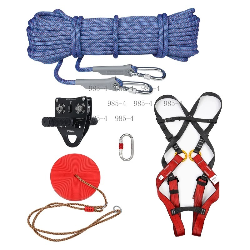 Kids Zipline Kit with Handle P - Kids Outdoor Zipline 评论和价格
