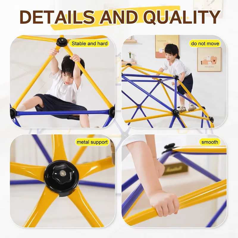 10FT Geometric Dome Climbing S - Kids Outdoor Jungle Gym 评论和价格