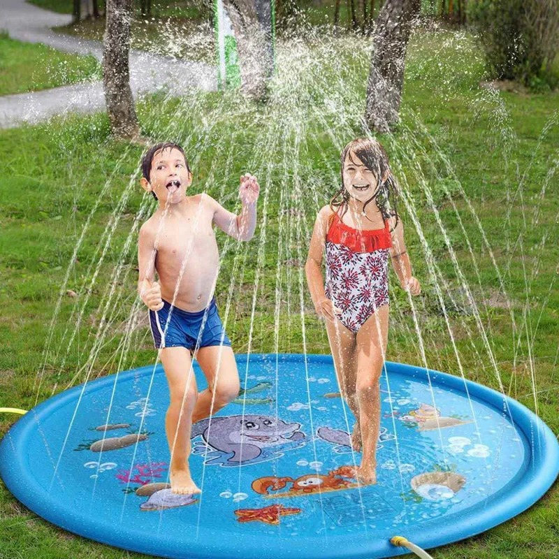Water Splash Pools Kids Outdoo - Kids Outdoor Water Sprinkler 评论和价格