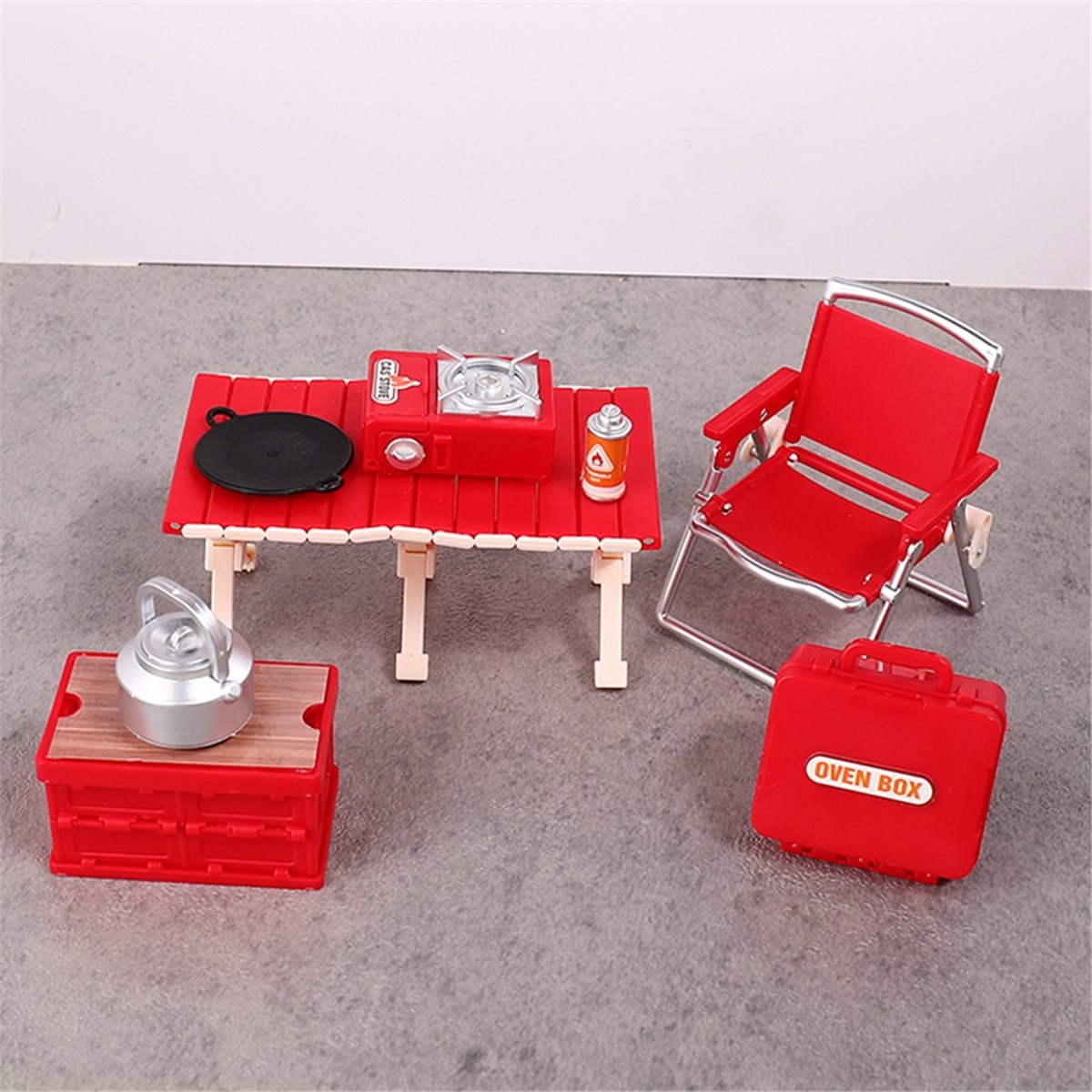 Miniature Camping Play Set for - Kids Yellow Outdoor Chair 评论和价格