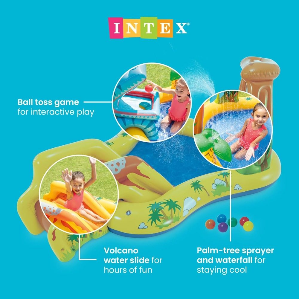 Inflatable Dinosaur Play Cente - Kids Outdoor Activity Centre 评论和价格