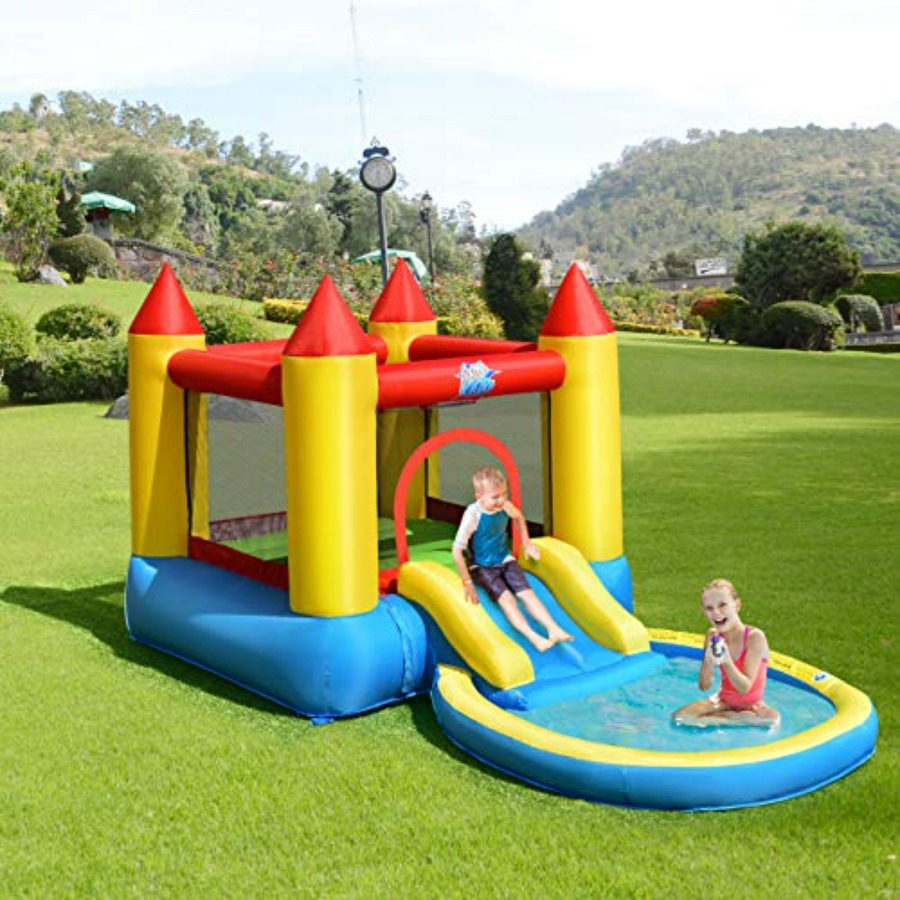 Outdoor backyard inflatable bo - Kids Outdoor Jump House 评论和价格