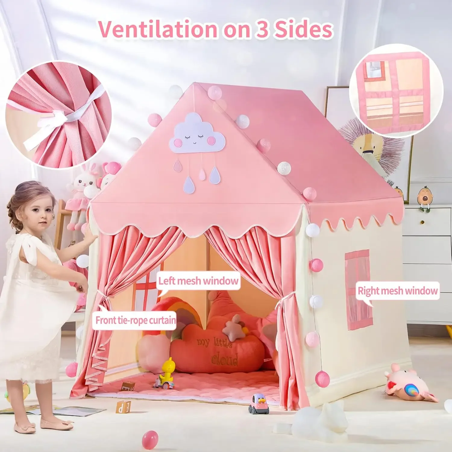Children Play Tent Princess Ca - Kids Outdoor Tent 评论和价格