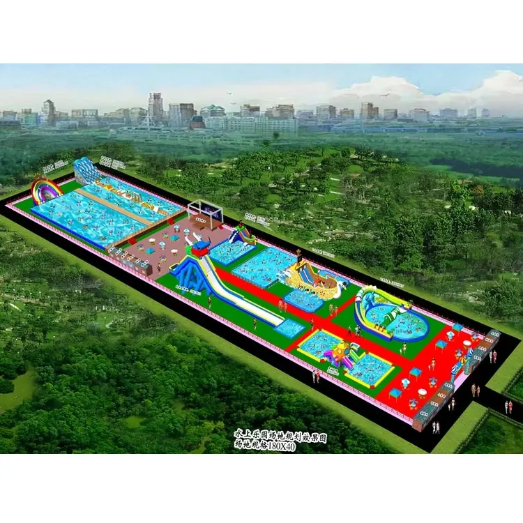 Custom Made Water Park Equipme - Kids Outdoor Water Park 评论和价格