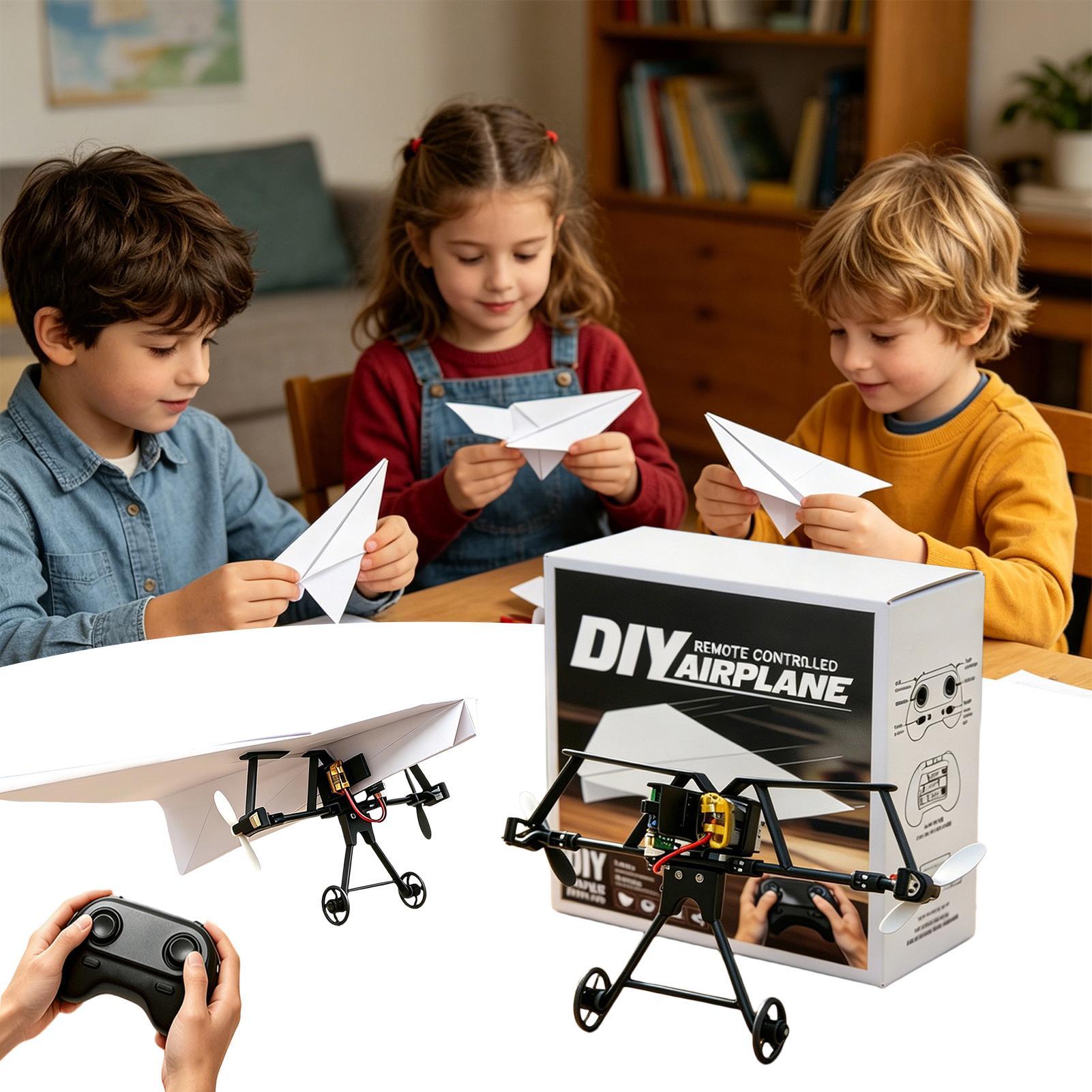 DIY RC Paper Airplane Kit Plan - Kids Outdoor Adventure 评论和价格