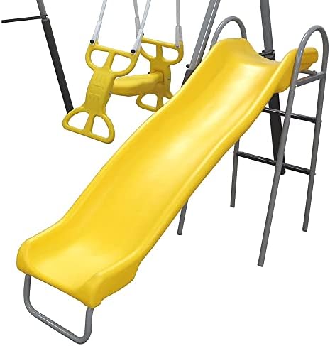 Sun Playground Metal A Fe Kids - Kids Outdoor Swing Set With Slide 评论和价格
