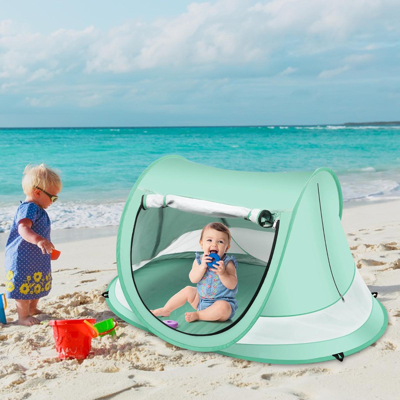 Kids Beach Tent UPF 50 Childre - Kids Outdoor Tent 评论和价格