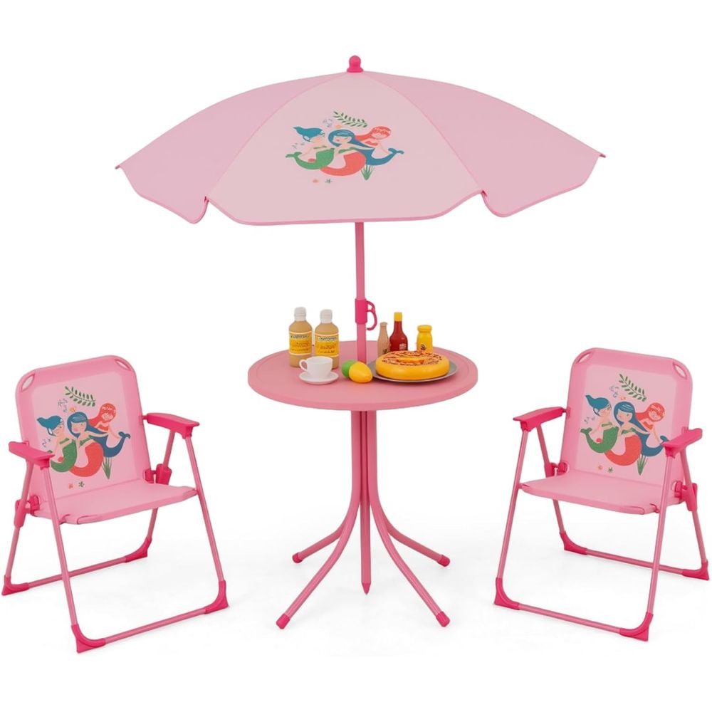 Kids Picnic Table, Kids Outdoo - Kids Outdoor Umbrella Chair 评论和价格