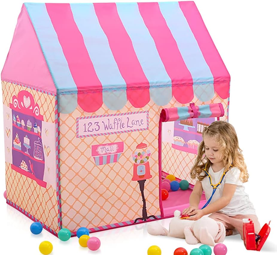 Boys Girls Toys Children Indoo - Kids Outdoor Tent 评论和价格