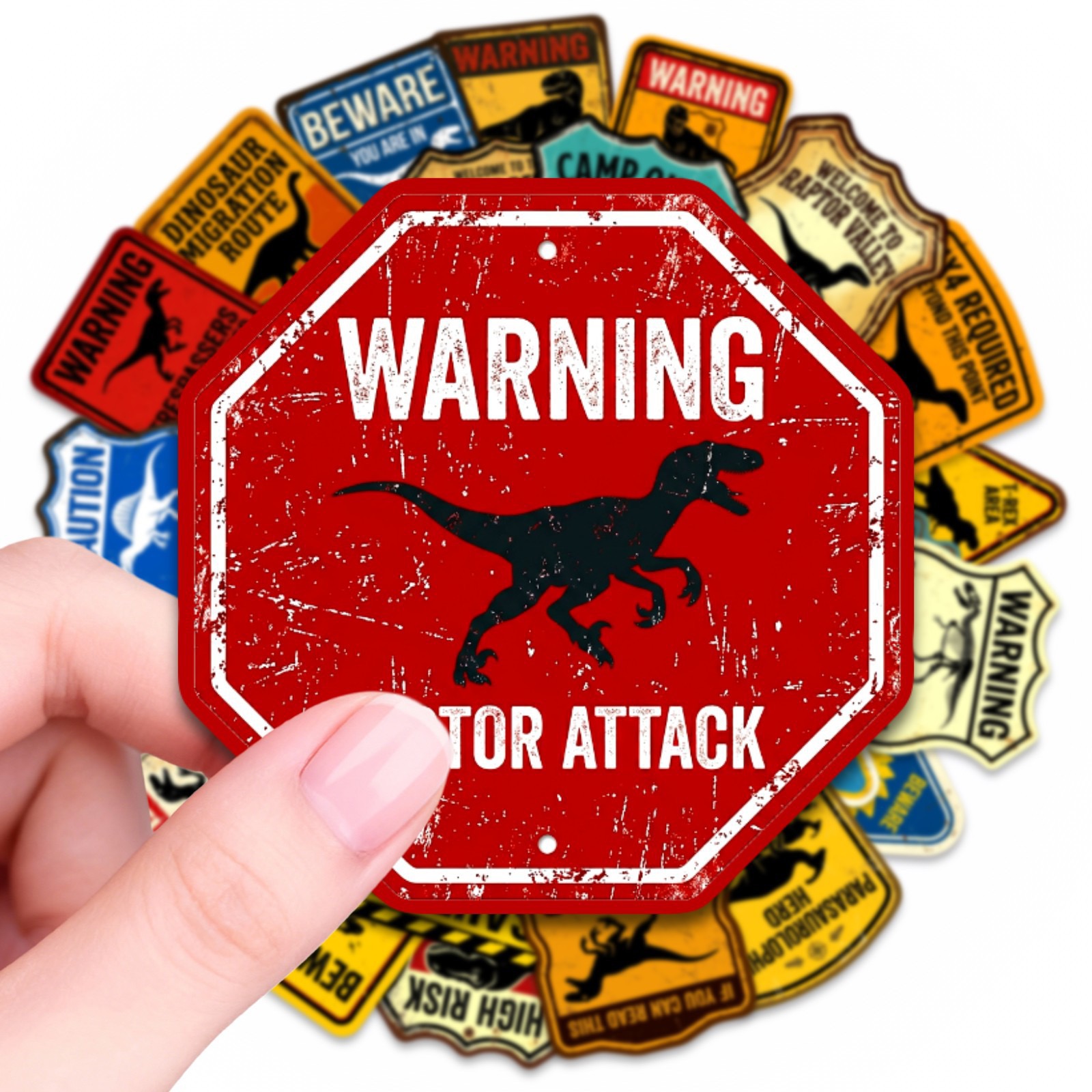 50PCS Dinosaur Park Warning Si - Kids Outdoor Water Park 评论和价格
