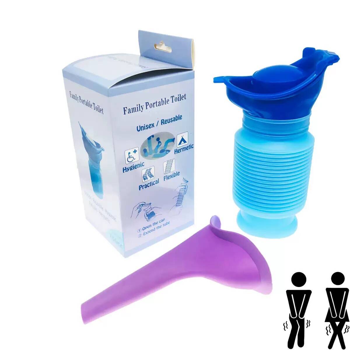 750ML Foldable Portable Urine  - Kids Outdoor Urinal 评论和价格
