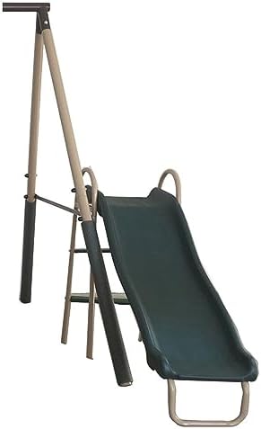 view Outdoor Play Kids Metal B - Kids Outdoor Swing Set With Slide 评论和价格