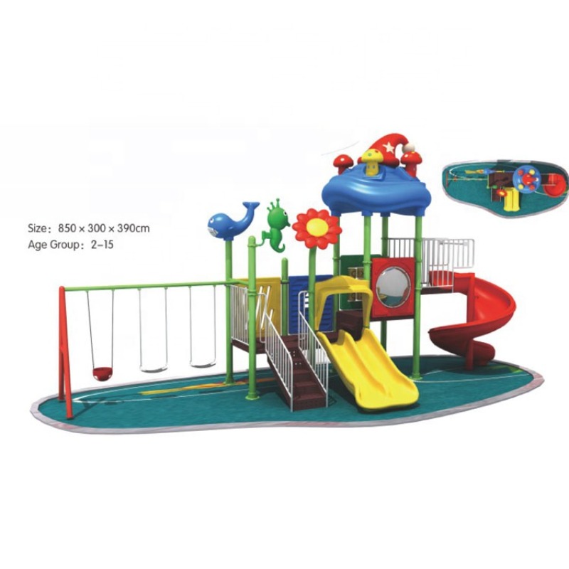 Wholesale Low Price Outdoor Am - Kids Outdoor Swing Set With Slide 评论和价格