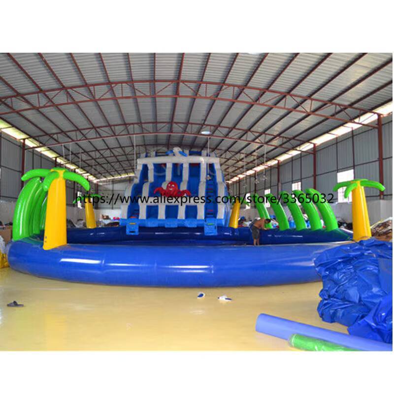 Outdoor Giant Whale Inflatable - Kids Outdoor Water Park 评论和价格