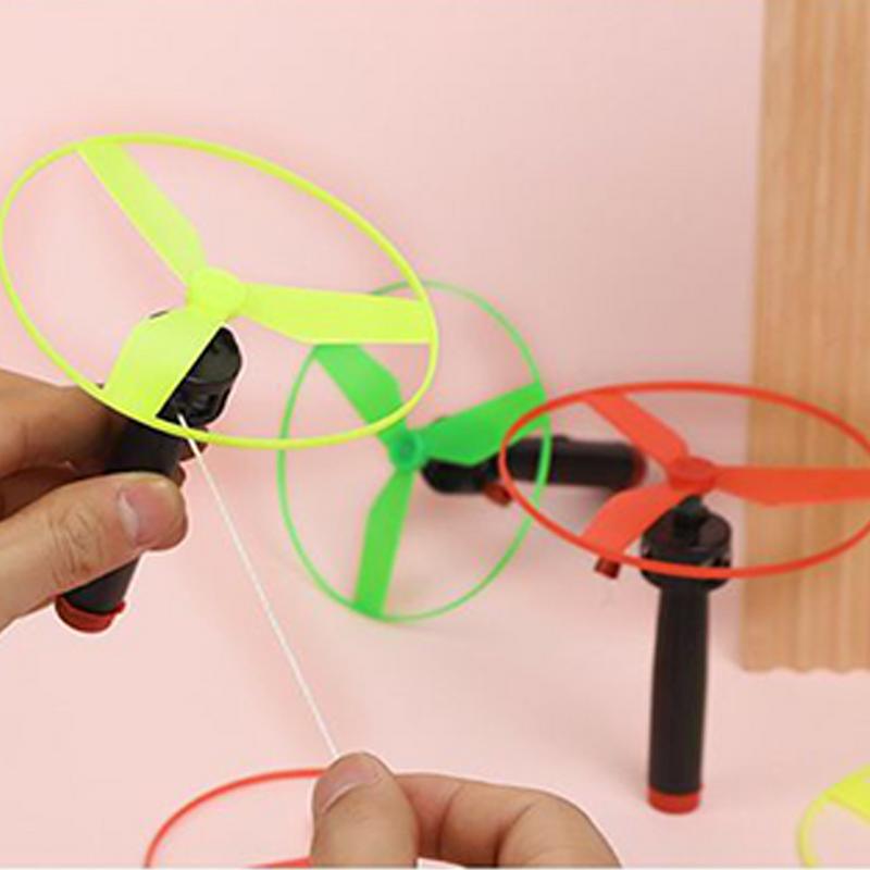 10 set Pull String Flying Disc - Kids Outdoor Zipline 评论和价格