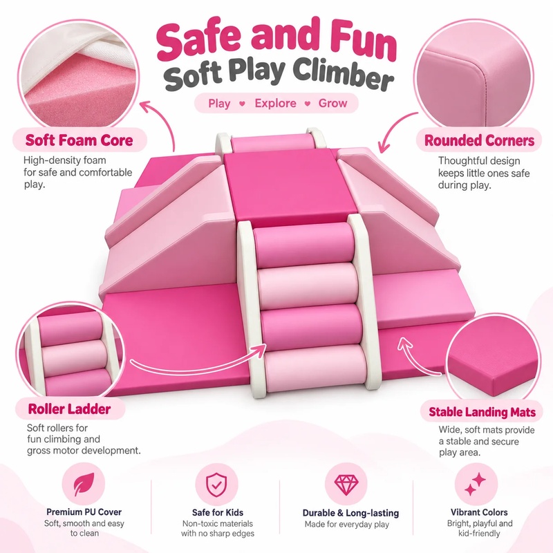 Colorful White Pink Red Beige  - Kids Outdoor Play Area 评论和价格