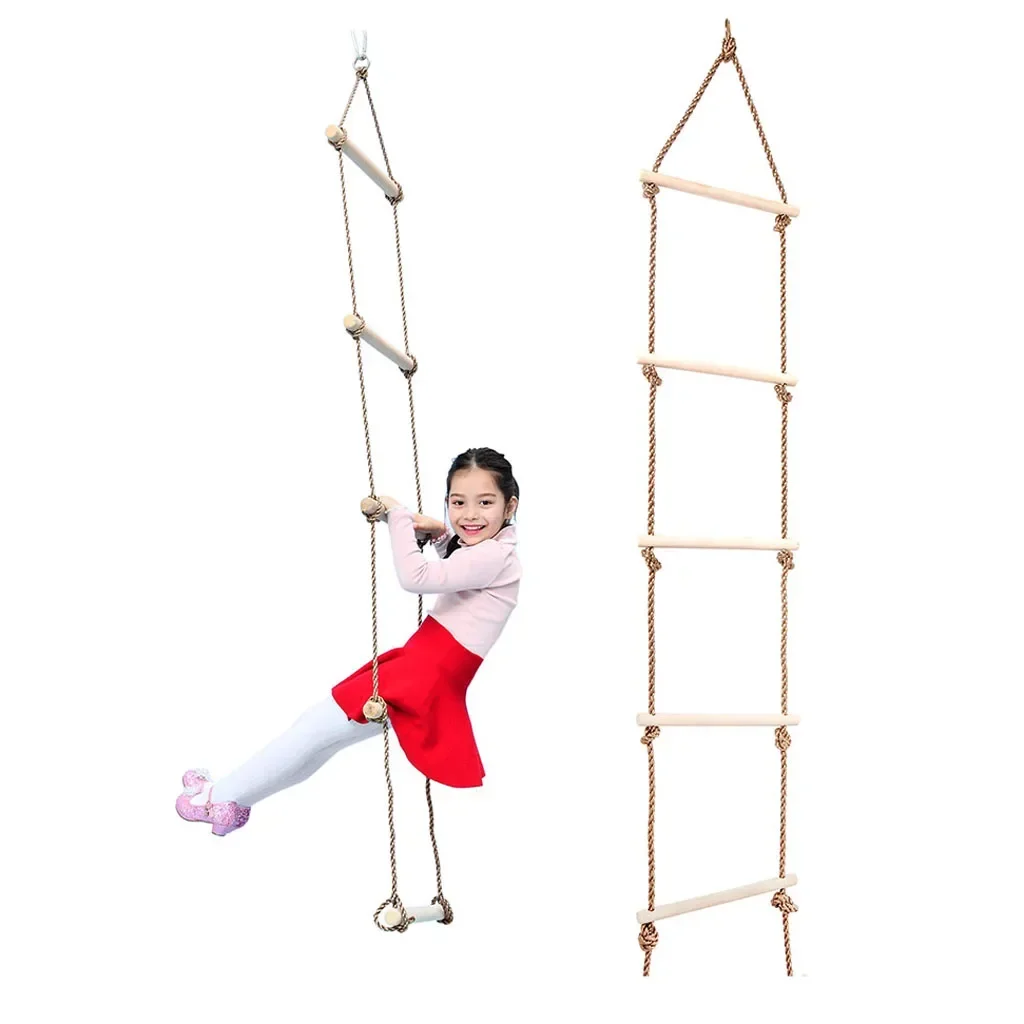 Children Climbing Rope Ladder  - Kids Outdoor Play Area 评论和价格