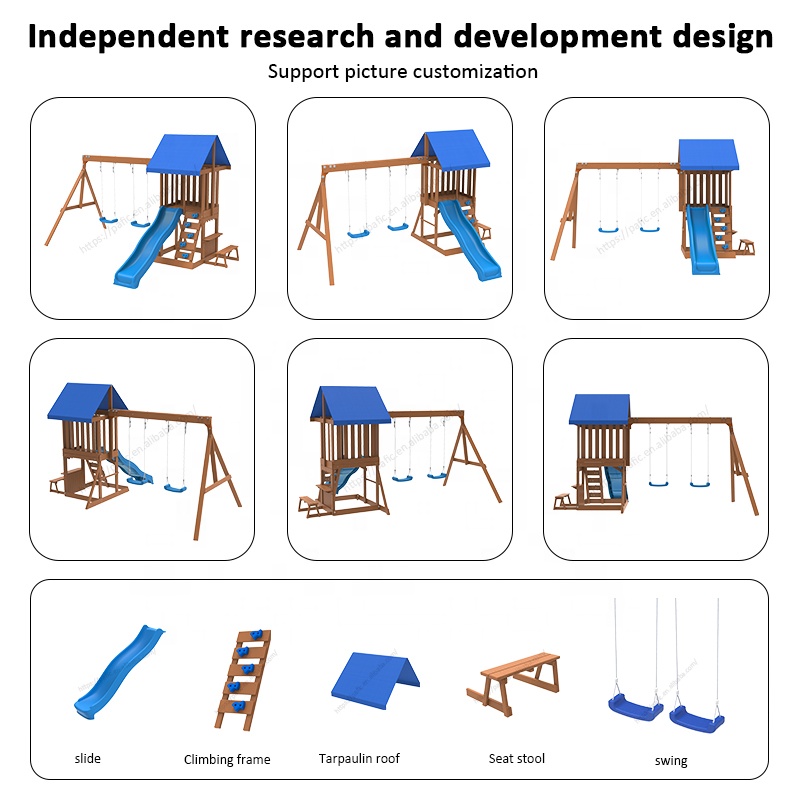Play Centre - Garden Courtyard - Kids Outdoor Swing Set With Slide 评论和价格