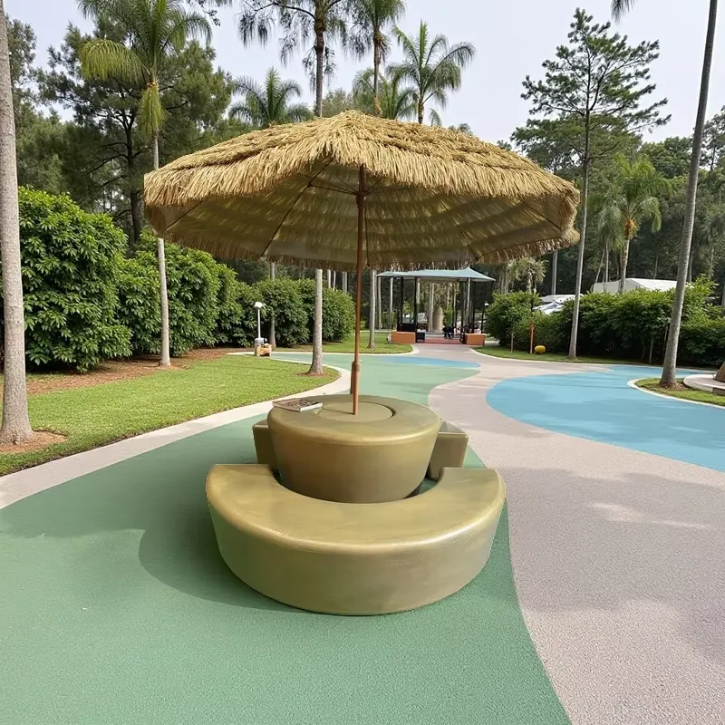 Modern Outdoor Round Table and - Kids Outdoor Umbrella Chair 评论和价格