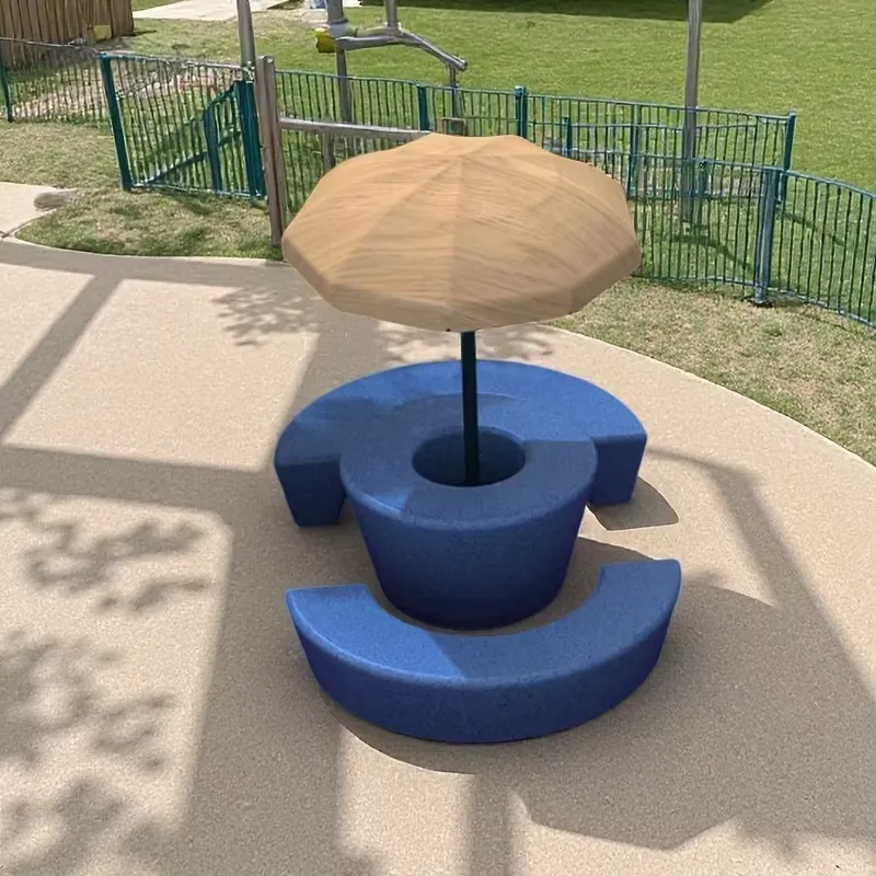 Modern Outdoor Round Table and - Kids Outdoor Umbrella Chair 评论和价格