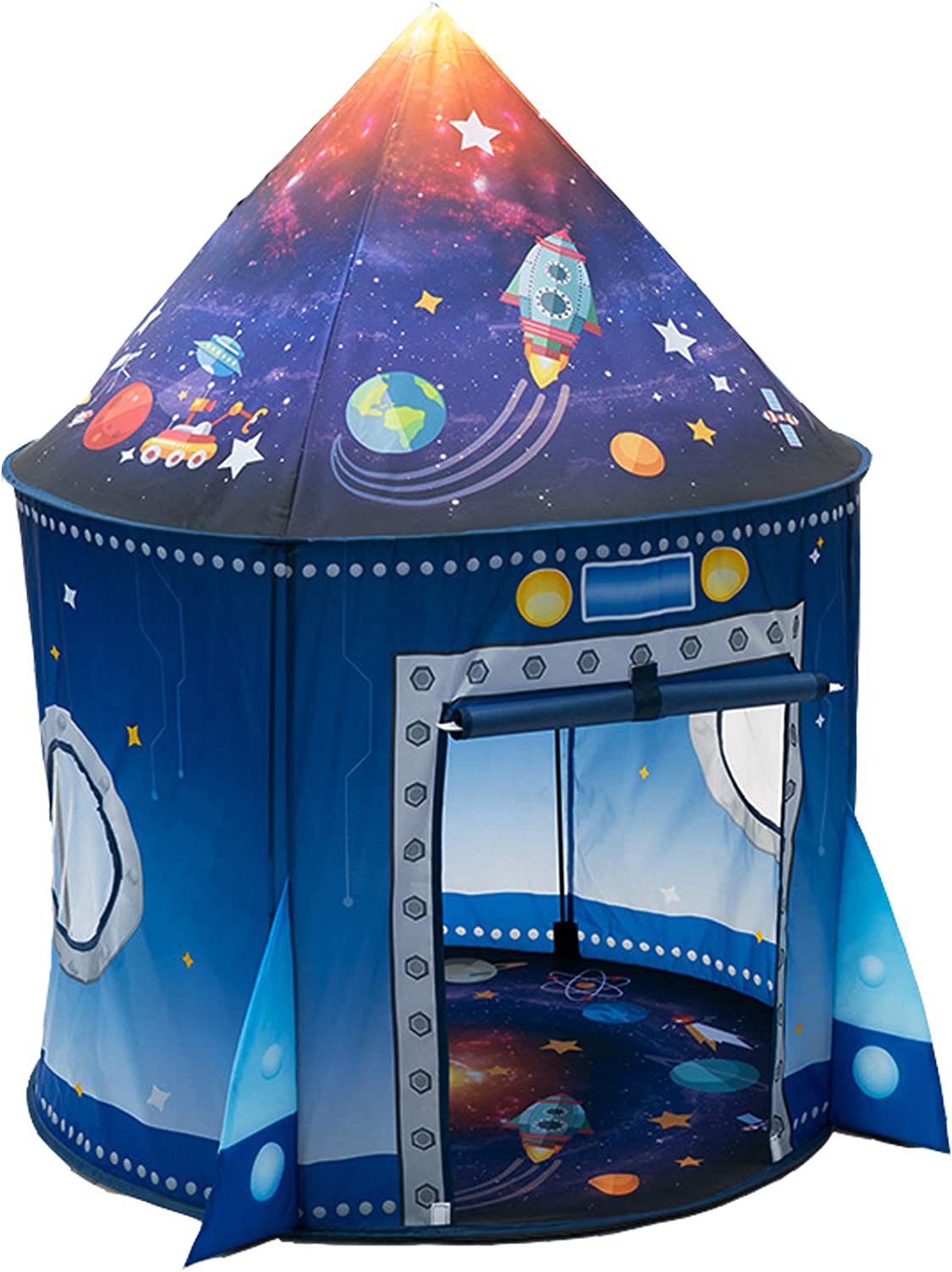 Rocket Ship Kids Tent Pop Up P - Kids Outdoor Tent 评论和价格
