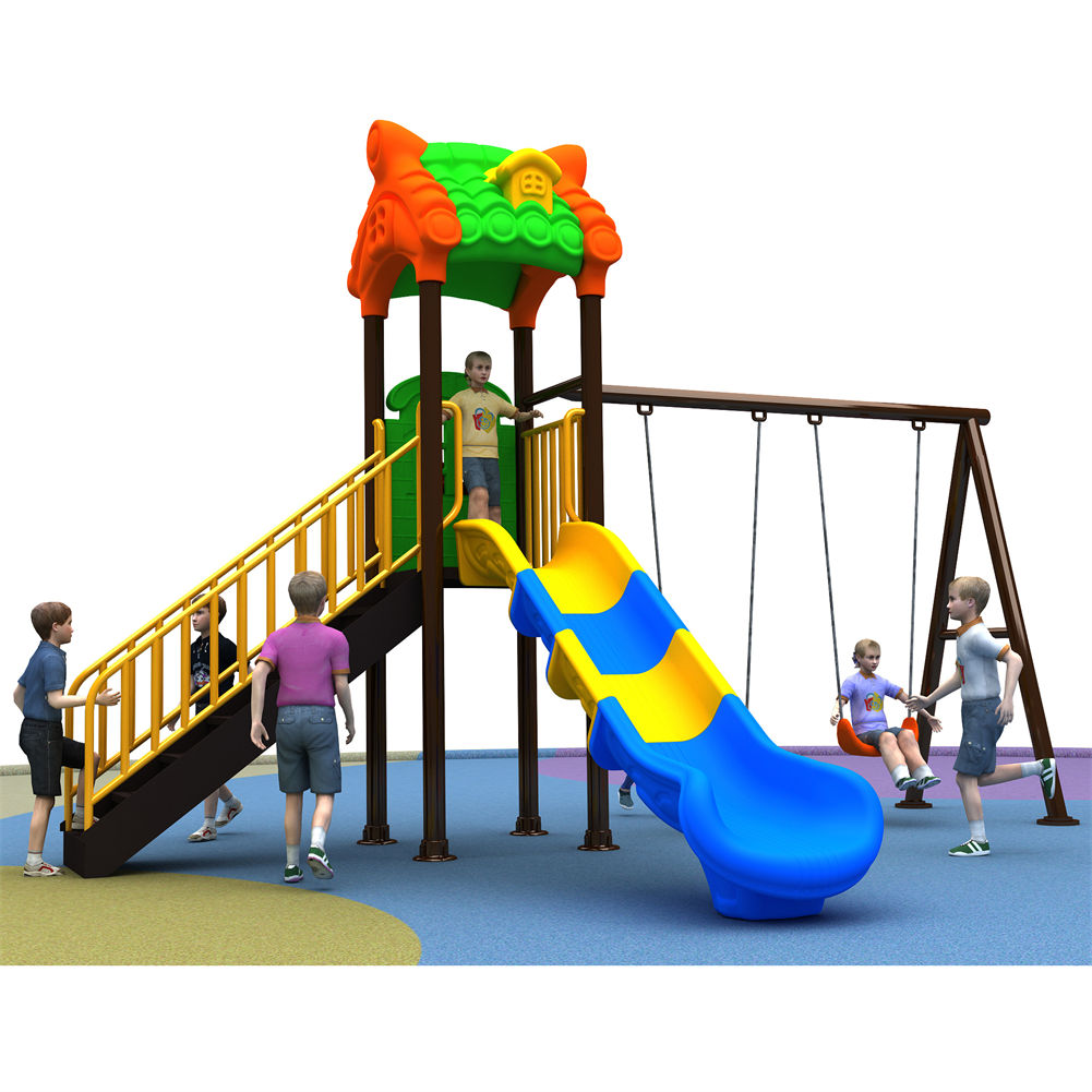 Hot Sale Children Outdoor Amus - Kids Outdoor Swing Set With Slide 评论和价格