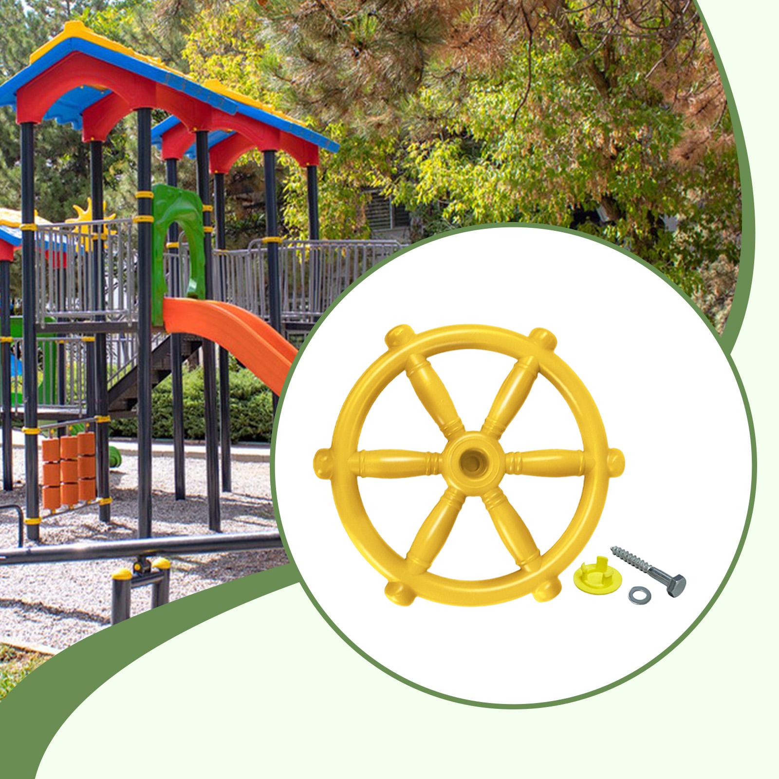 Pirate Ship Wheel Toy for Outd - Kids Outdoor Jungle Gym 评论和价格