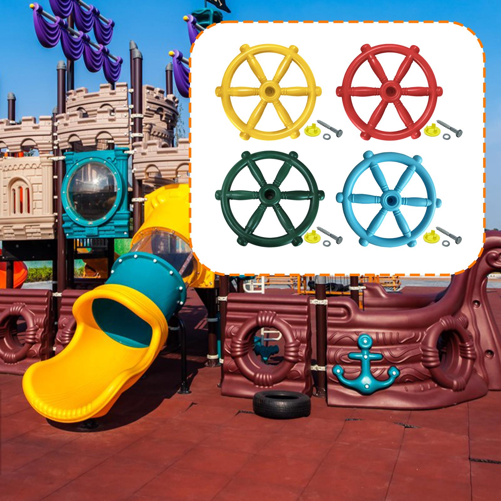 Pirate Ship Wheel Toy for Outd - Kids Outdoor Jungle Gym 评论和价格