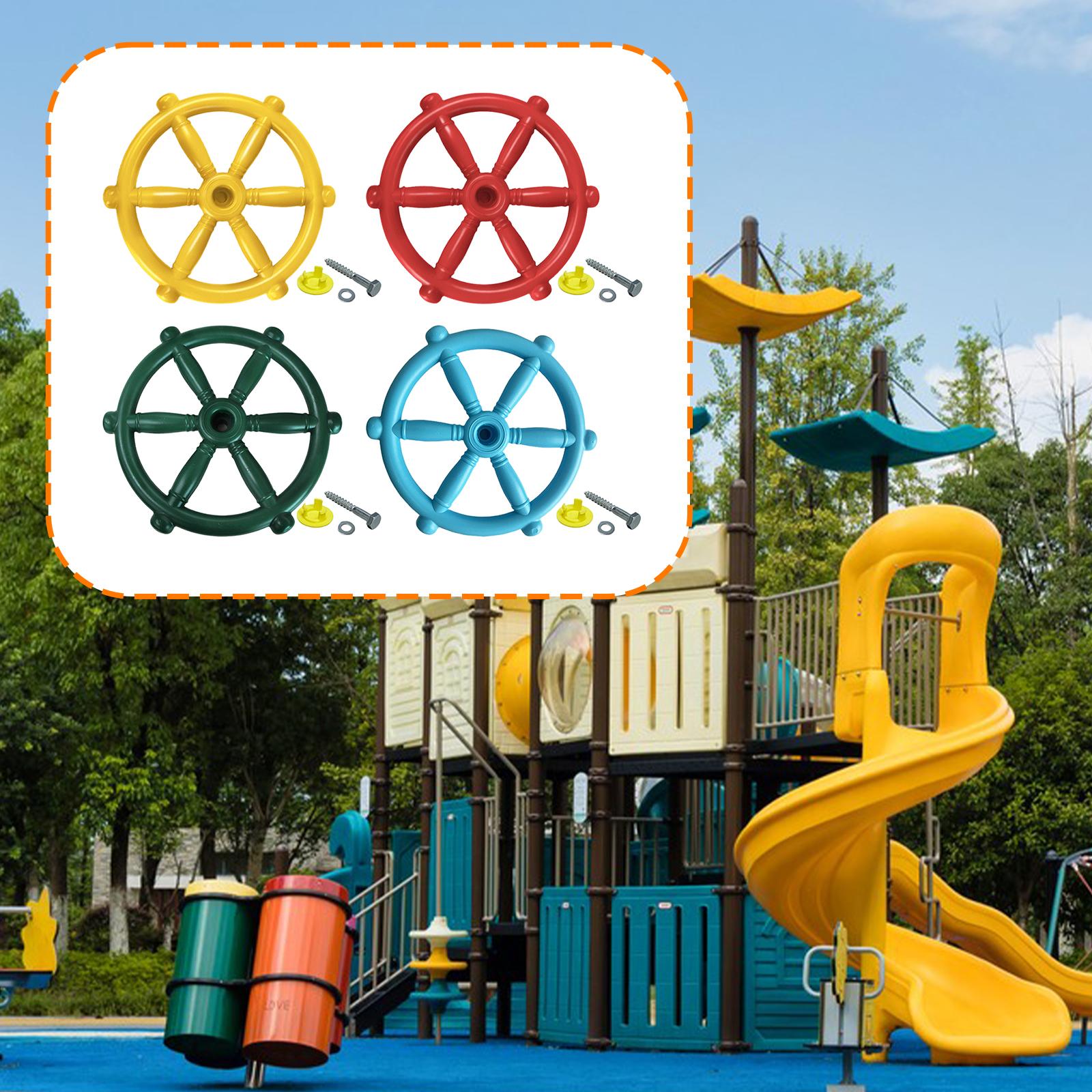 Pirate Ship Wheel Toy for Outd - Kids Outdoor Jungle Gym 评论和价格