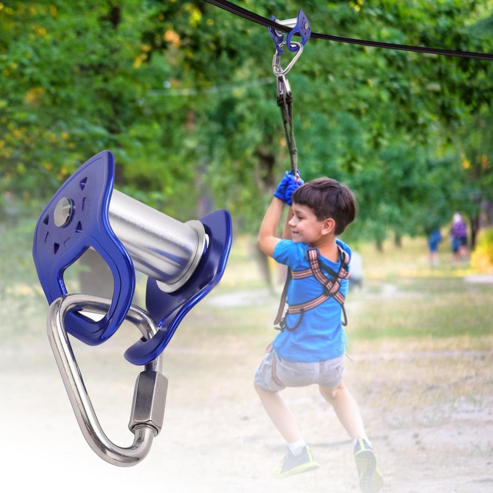 Outdoor Pulley Zip Line Quick  - Kids Outdoor Zipline 评论和价格