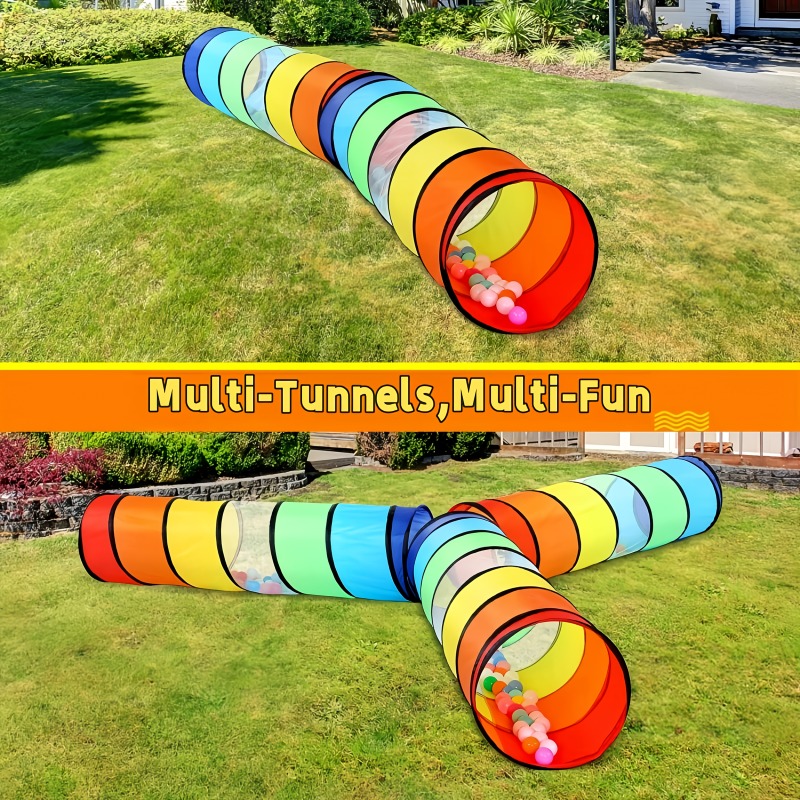 Colorful Crawl Tunnel Breathab - Kids Outdoor Tent 评论和价格