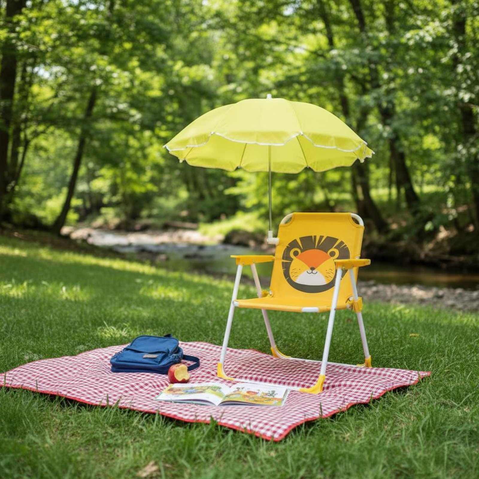 Children's Portable Chair with - Kids Outdoor Umbrella Chair 评论和价格